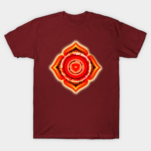 Root chakra Muladhara T-Shirt by KJ PhotoWorks & Design